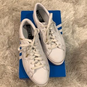 Adidas Women's Sleek Super Low-Top Platform Sneakers